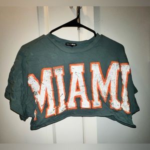 Fashion Nova Miami Cropped T-Shirt